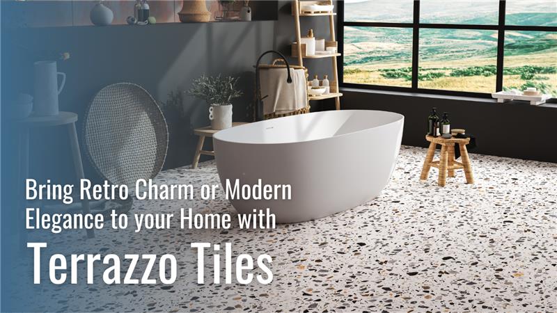 Bring Retro Charm or Modern Elegance to Your Home with Terrazzo Tiles 